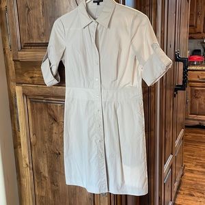 THEORY NWOT Khaki Shirtdress 2